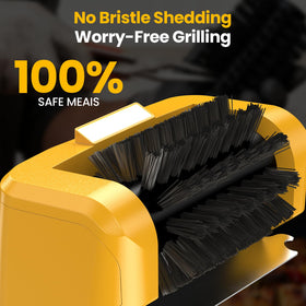 AUXCO grill brush head is fully washable and dishwasher-safe for easy maintenance.