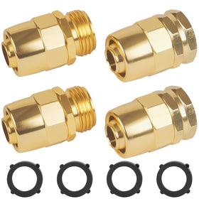 AuySier 2-set garden hose repair kit box for quick, on-site hose repairs.