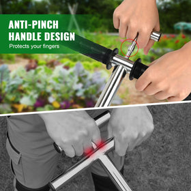 AUZEKER 40 inch depth reach enables deeper soil sampling.