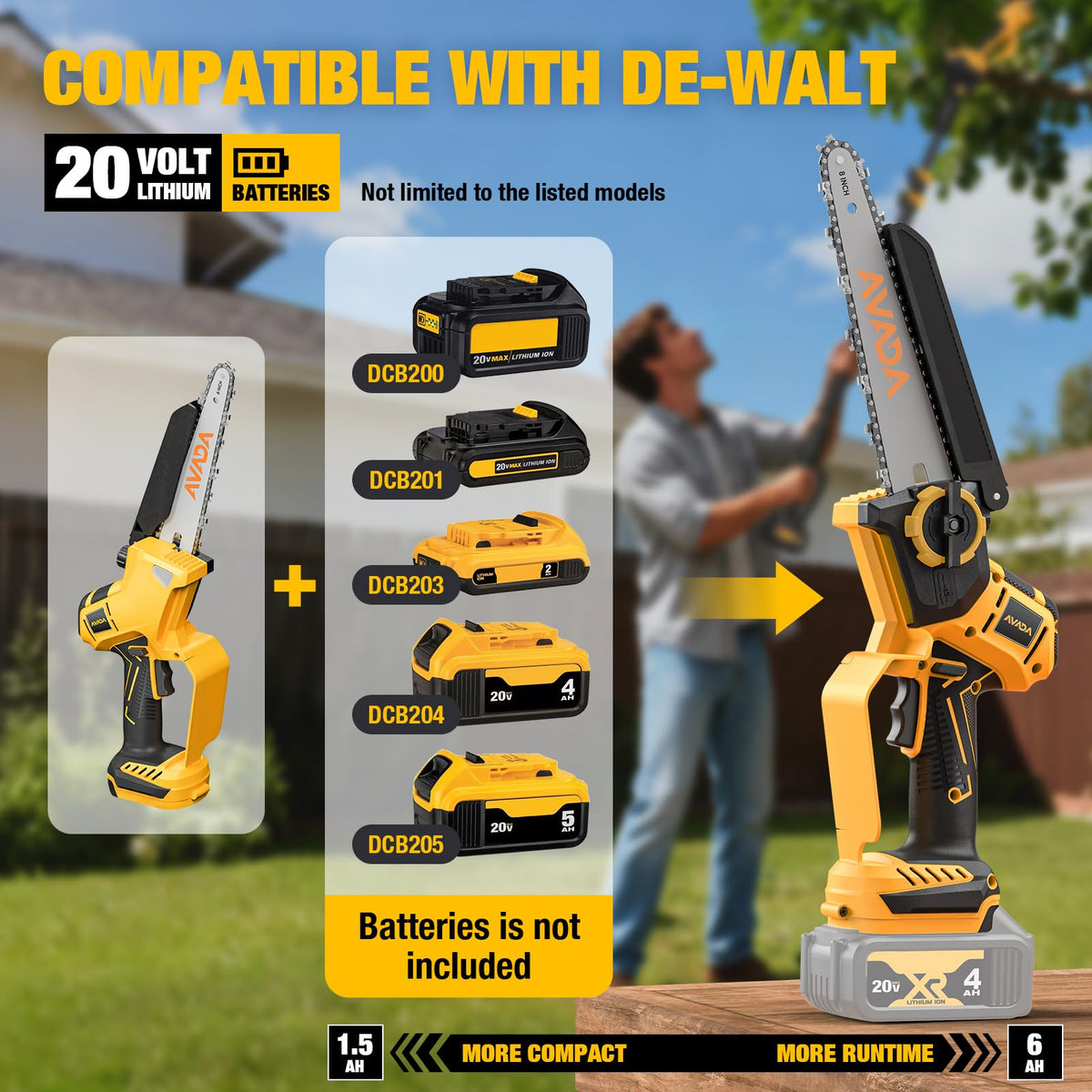 AVADA extended reach demonstration up to 15.9 ft for tall branches