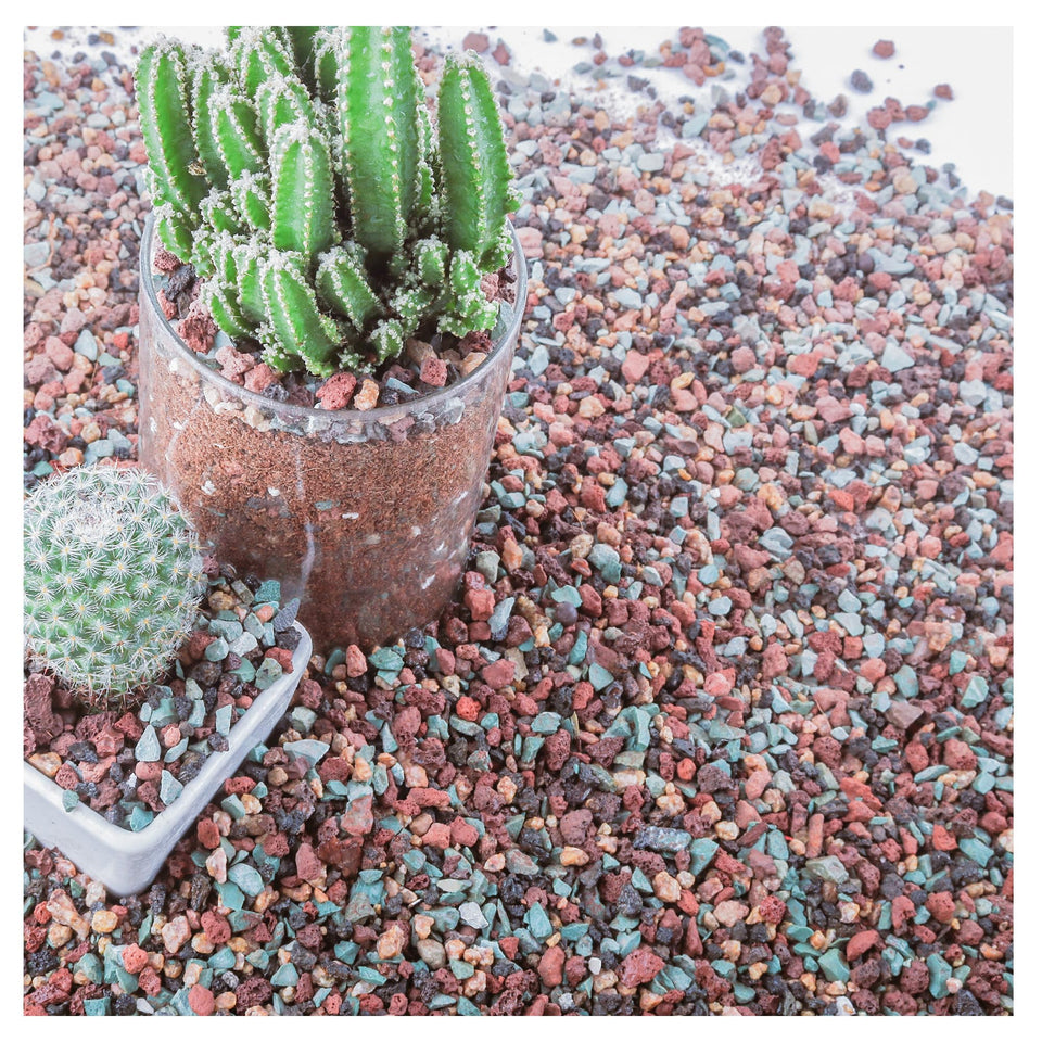 Avalution 15lb lava rock pebbles for improved drainage and decorative potting media.