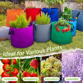 Avalution 7-pack grow bags offer excellent drainage to prevent waterlogging.