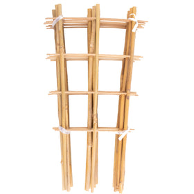 Avalution bamboo trellis 16-inch ladder plant support for vertical growth