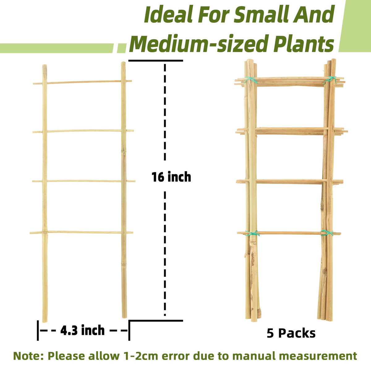 Avalution bamboo trellis jasmine and cucumber focus helps climbing plants thrive in pots.