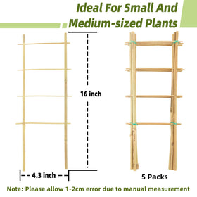 Avalution bamboo trellis jasmine and cucumber focus helps climbing plants thrive in pots.