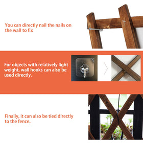 Avalution natural wood lattice frame enhances outdoor garden aesthetics.