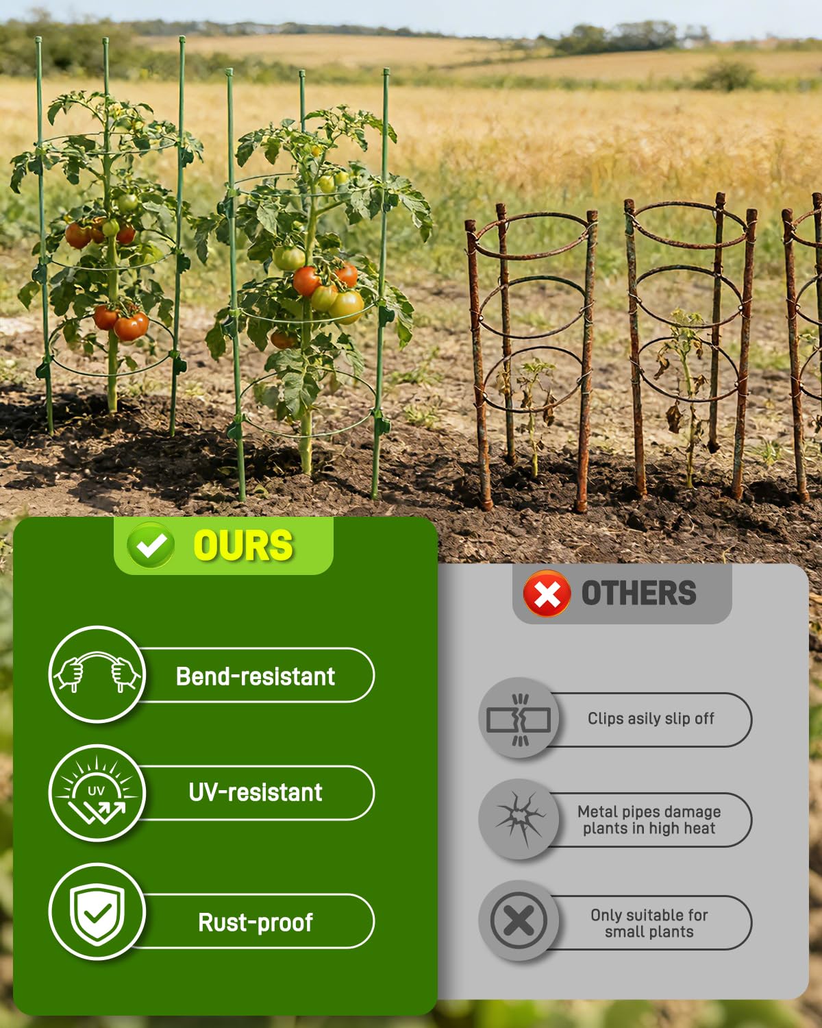 Avalution durable rust-resistant materials ensure long-lasting outdoor garden use.