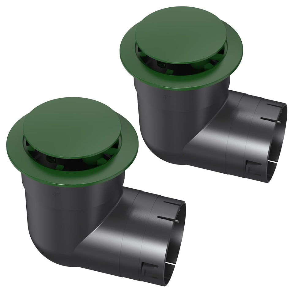 Avanhitch 4-inch pop-up emitter with elbow for direct pipe connection