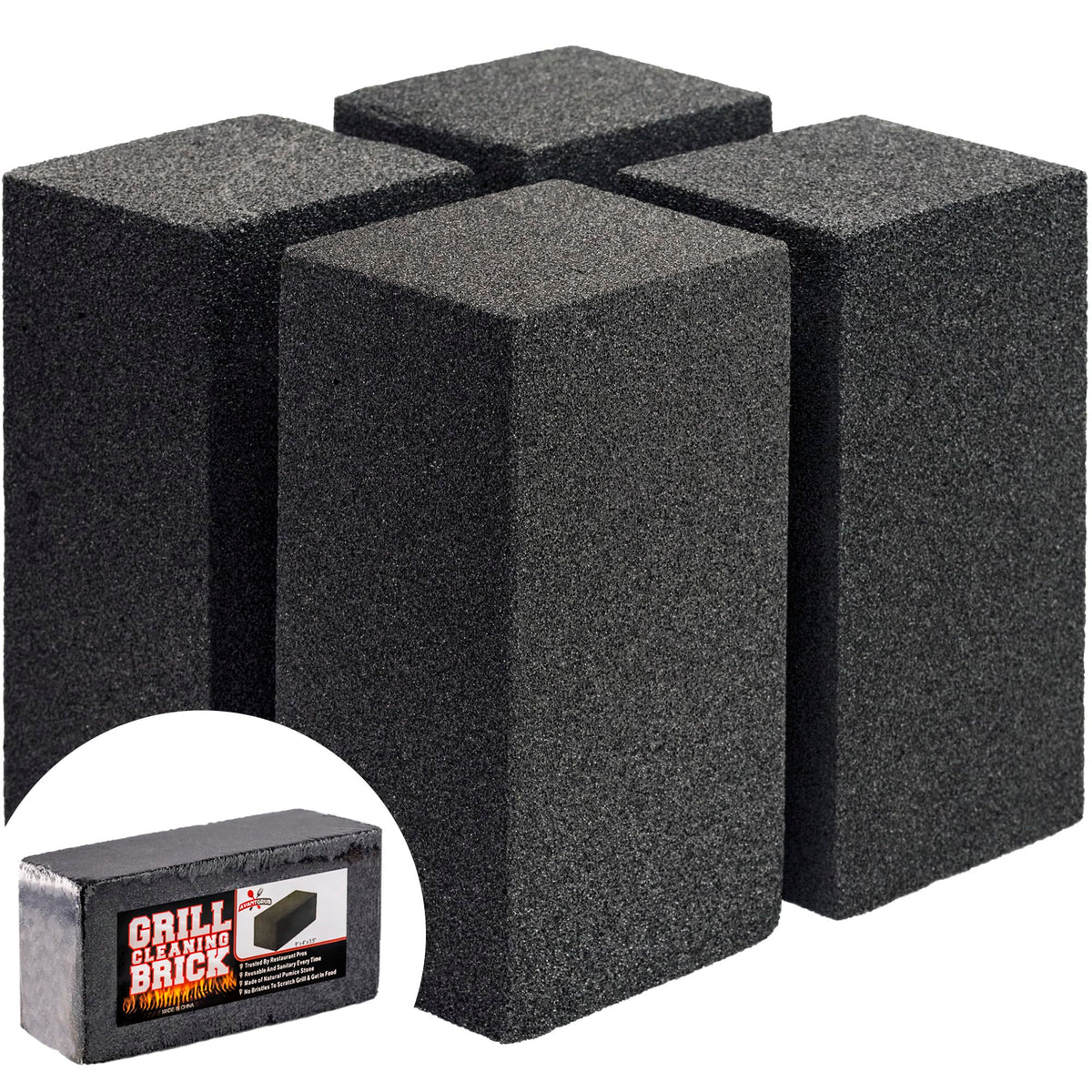 Avant Grub grill brick compact block showing portable cleaning power for busy kitchens
