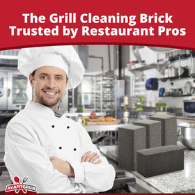 Avant Grub handheld grill brick emphasizes easy, fast cleaning for busy kitchens