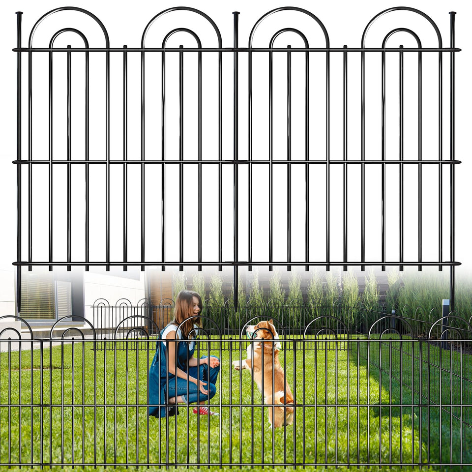 AVELOTUUG 25-panel garden fence forms a decorative border that helps define your space.