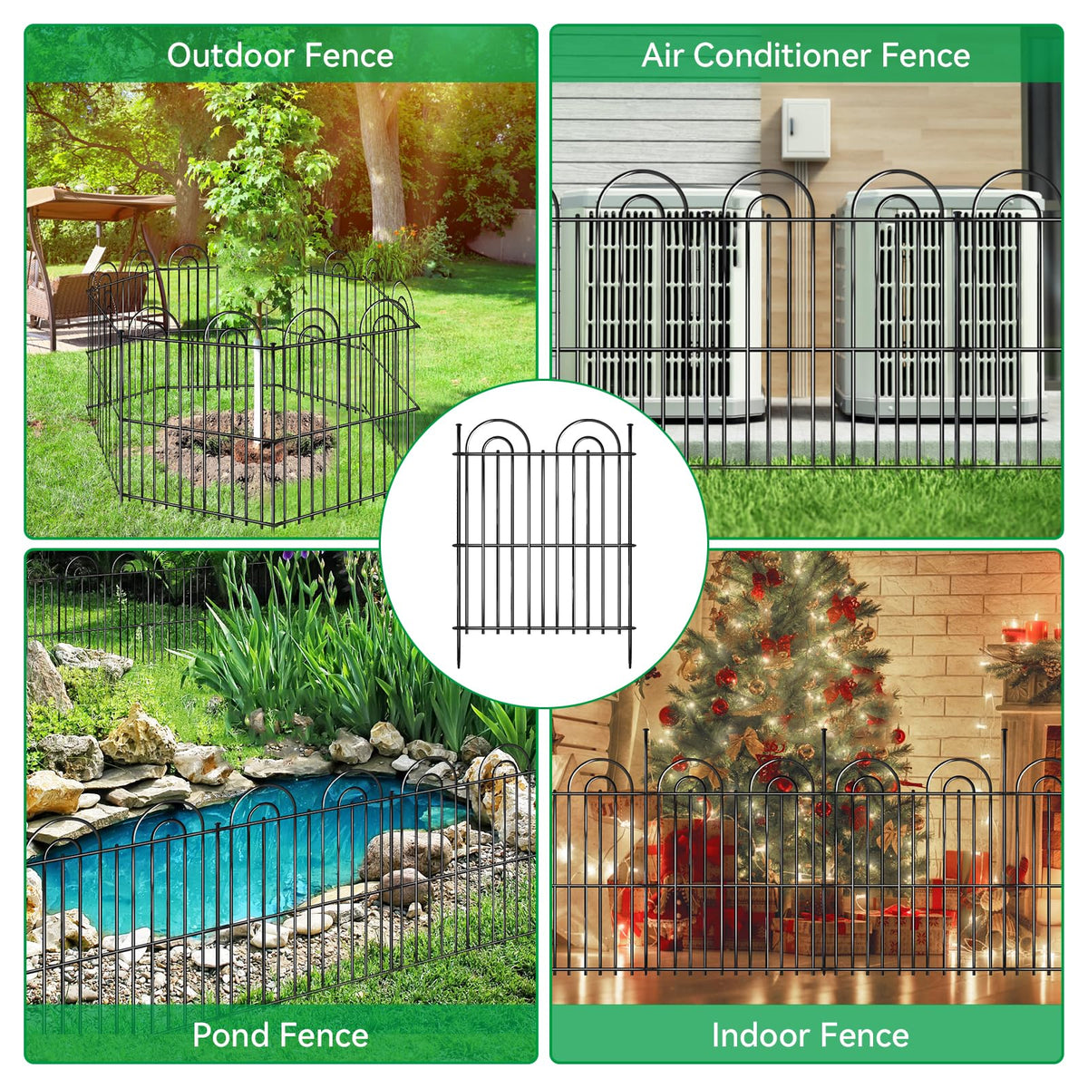 AVELOTUUG fence arch design adds visual interest without dominating space.