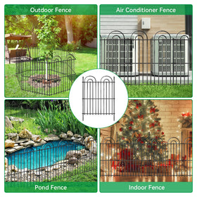 AVELOTUUG fence arch design adds visual interest without dominating space.