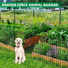 AVELOTUUG decorative garden fence blends with yard style while reducing maintenance.