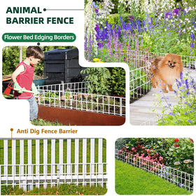 AVELOTUUG outdoor yard fence system suitable for patios and borders.