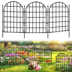 AVELOTUUG garden fence arch: durable arched border for pet safety