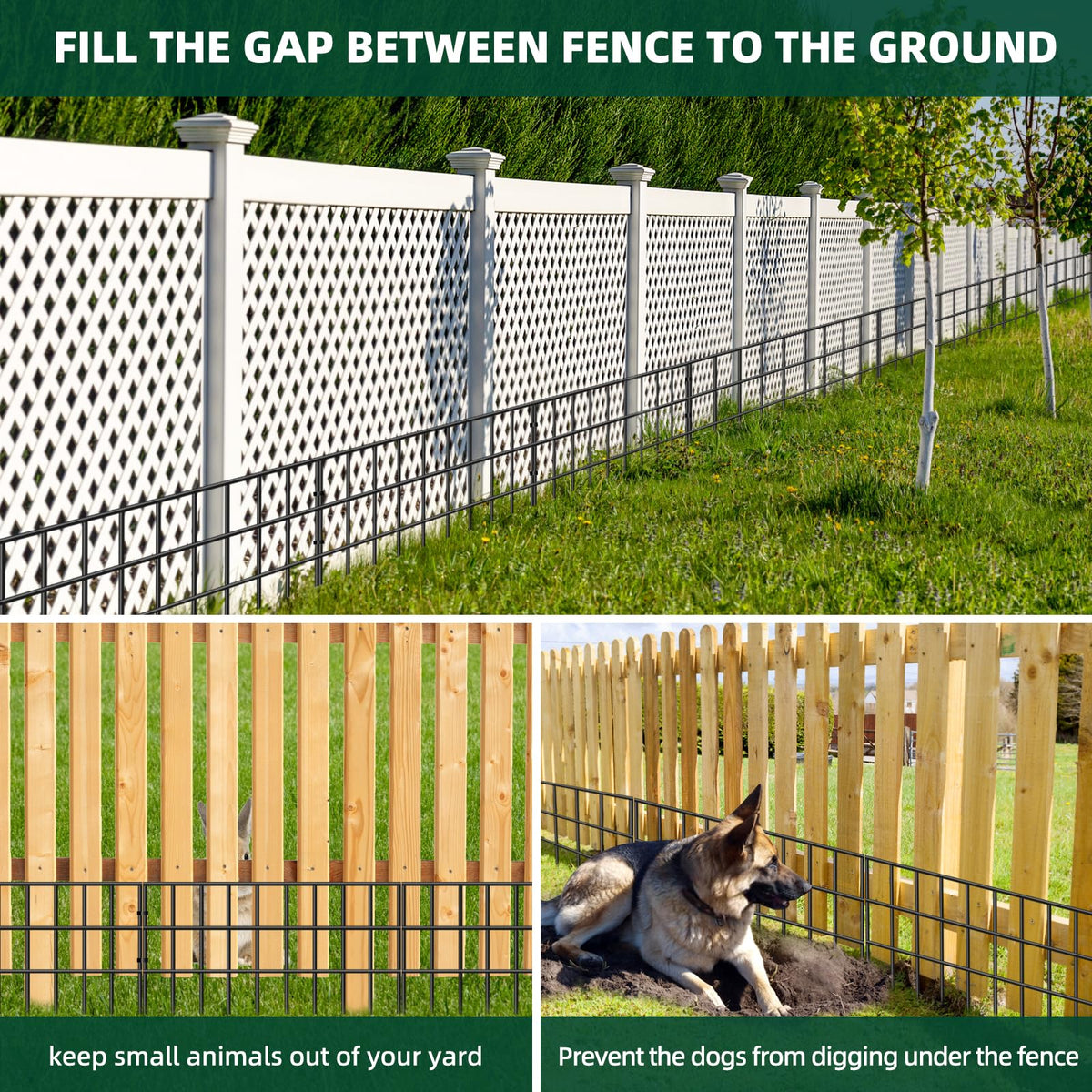 Close-up of rustproof welded metal AVELOTUUG fence in outdoor use
