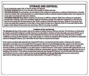 Avenger Organics product label information supports safe, compliant use around organic spaces.
