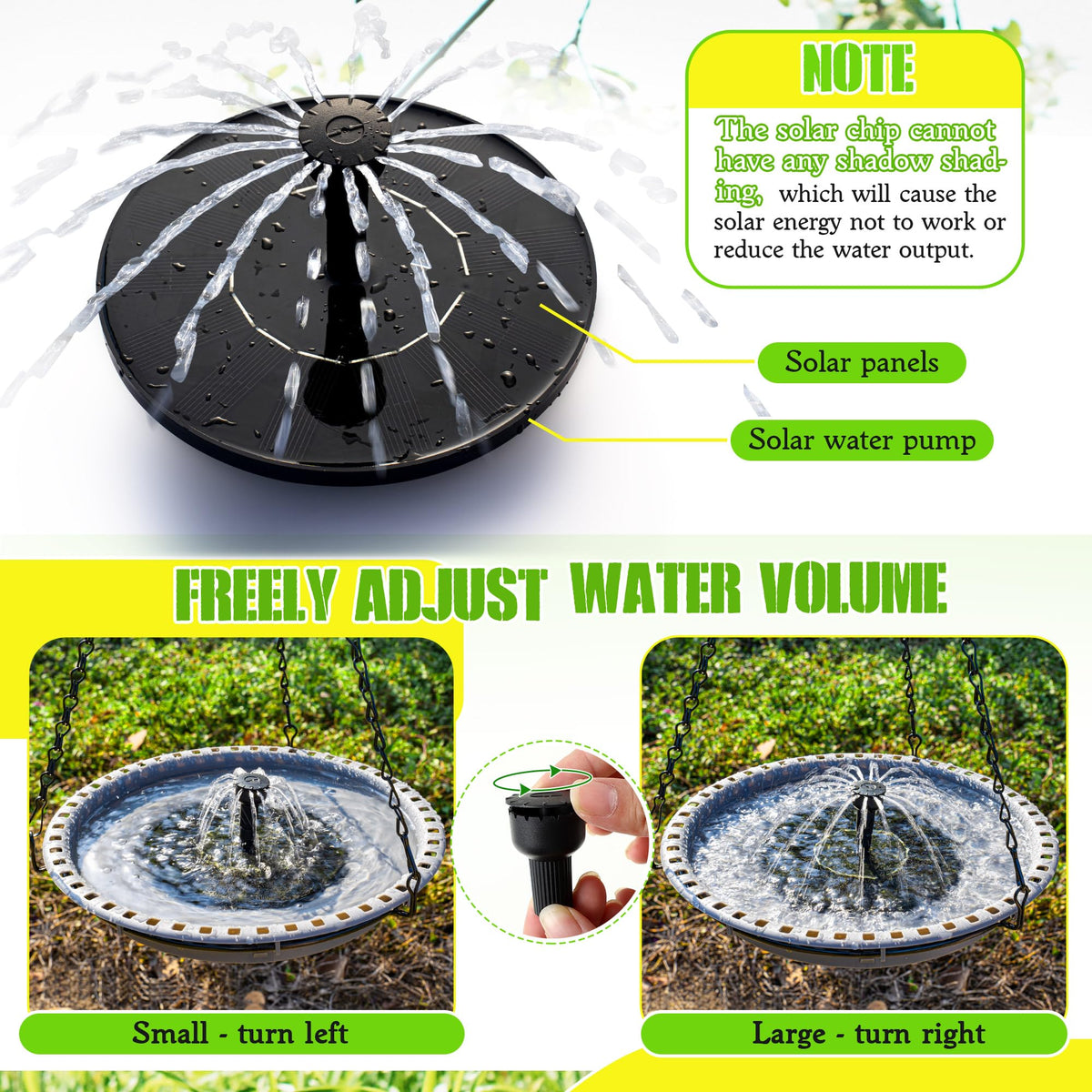 Avenuebool deep-center shallow-outside bowl provides steady water for birds.