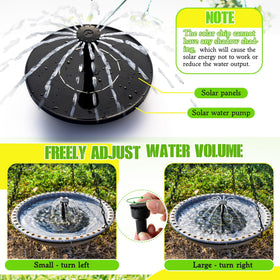 Avenuebool deep-center shallow-outside bowl provides steady water for birds.