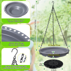 Avenuebool durable bowl and rust-proof bracket resist the elements.