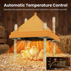 AvianHarvst chick brooder plate energy-efficient design lowers power use while staying reliable.