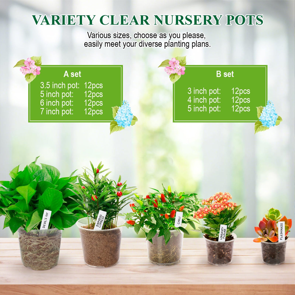 avoidsun 36-pack with 50 waterproof labels keeps seedlings organized and labeled