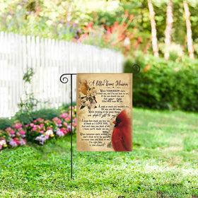 AVOIN colorlife Cardinal Memorial Flag suitable for cemetery display