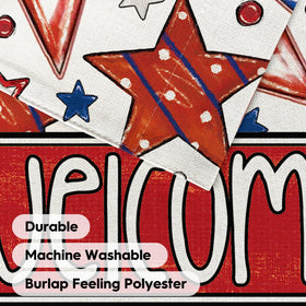 AVOIN colorlife festive outdoor decor for Fourth of July.