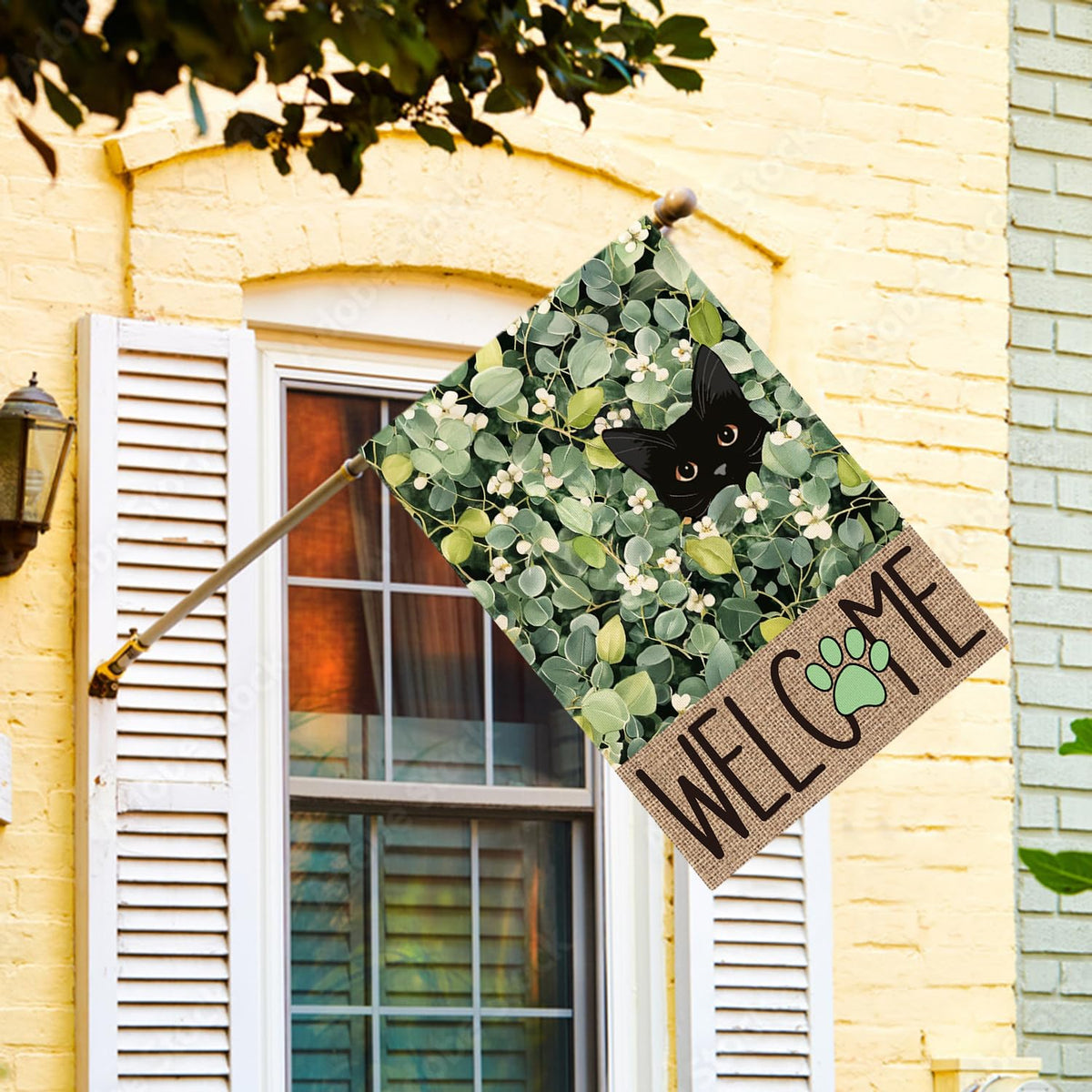 AVOIN colorlife double-sided flag design visible from both sides for better curb appeal