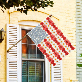 AVOIN colorlife double-sided outdoor flag visible from both sides