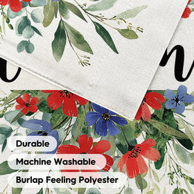 AVOIN colorlife double-sided flag visible from both sides.
