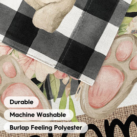 AVOIN colorlife Easter House Flag measures 28x40 inches for visibility.