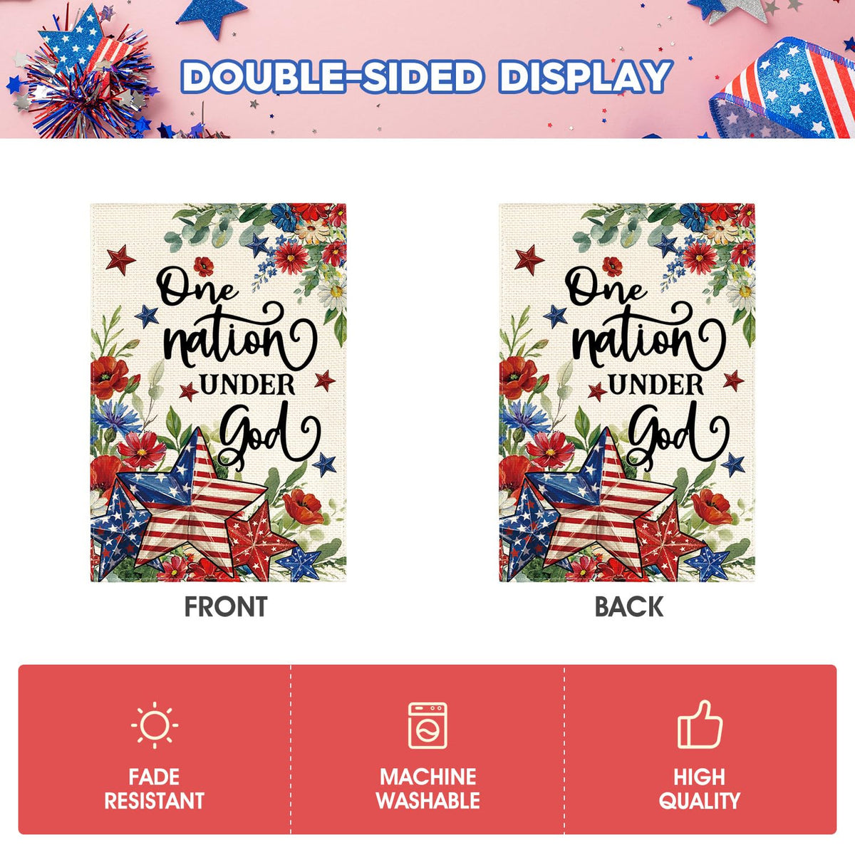 AVOIN colorlife flagpole sleeve compatible flag easy to install.