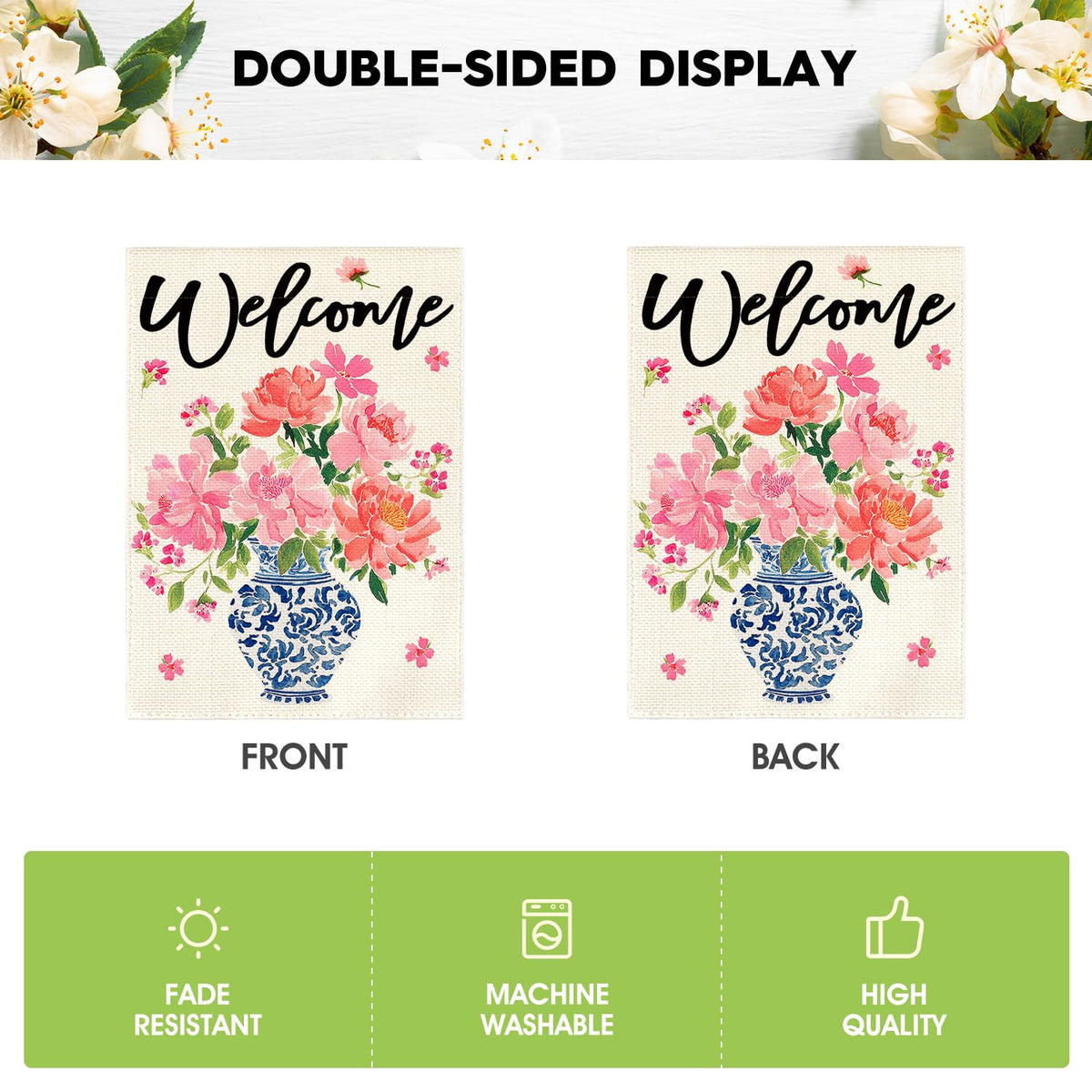 AVOIN colorlife flagpole sleeve hanger provides easy attachment to standard stands.