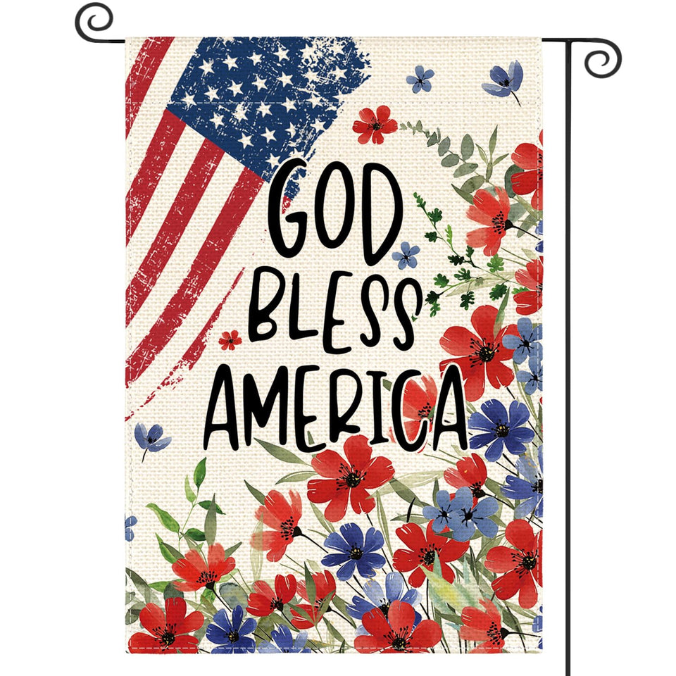 AVOIN colorlife Fourth of July flag 12x18 for porch decor and seasonal display