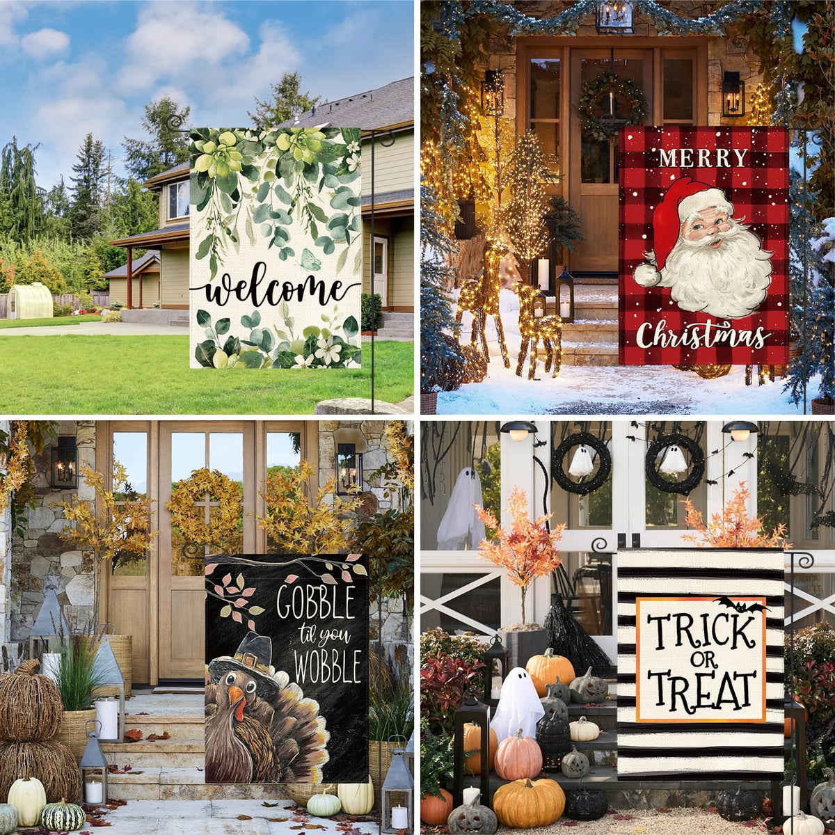 AVOIN colorlife garden flag enhances outdoor space with seasonal charm