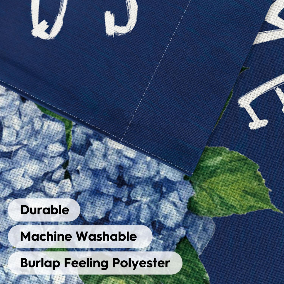 AVOIN colorlife hydrangea garden flag decorating porch or gate