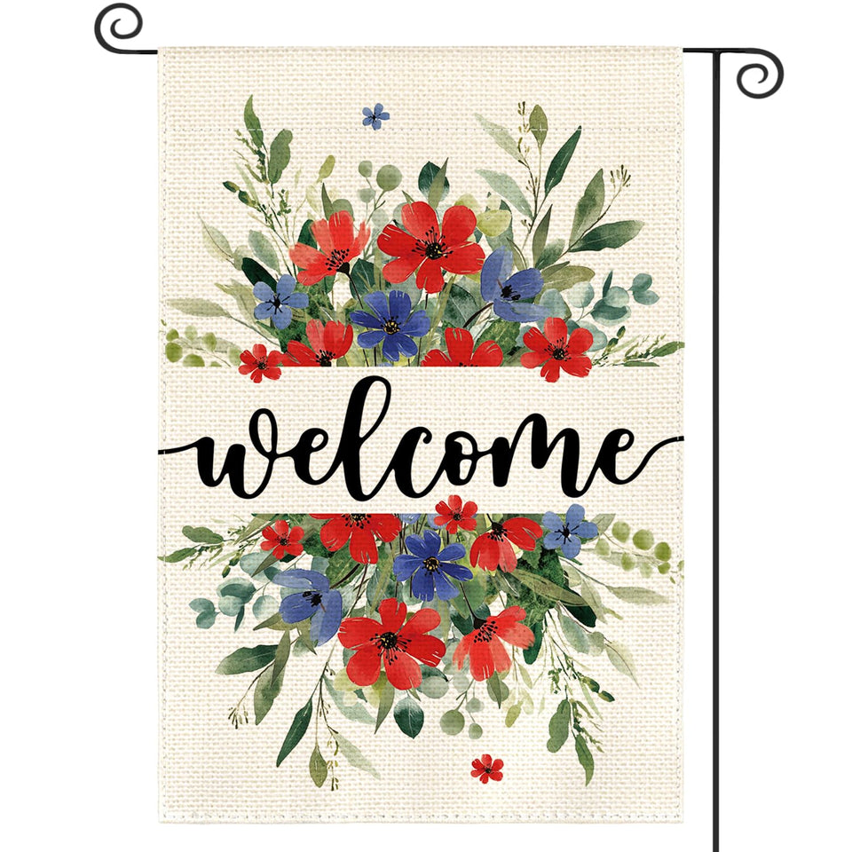 AVOIN colorlife Memorial Day flag, double-sided, 12x18 inches for outdoor display.