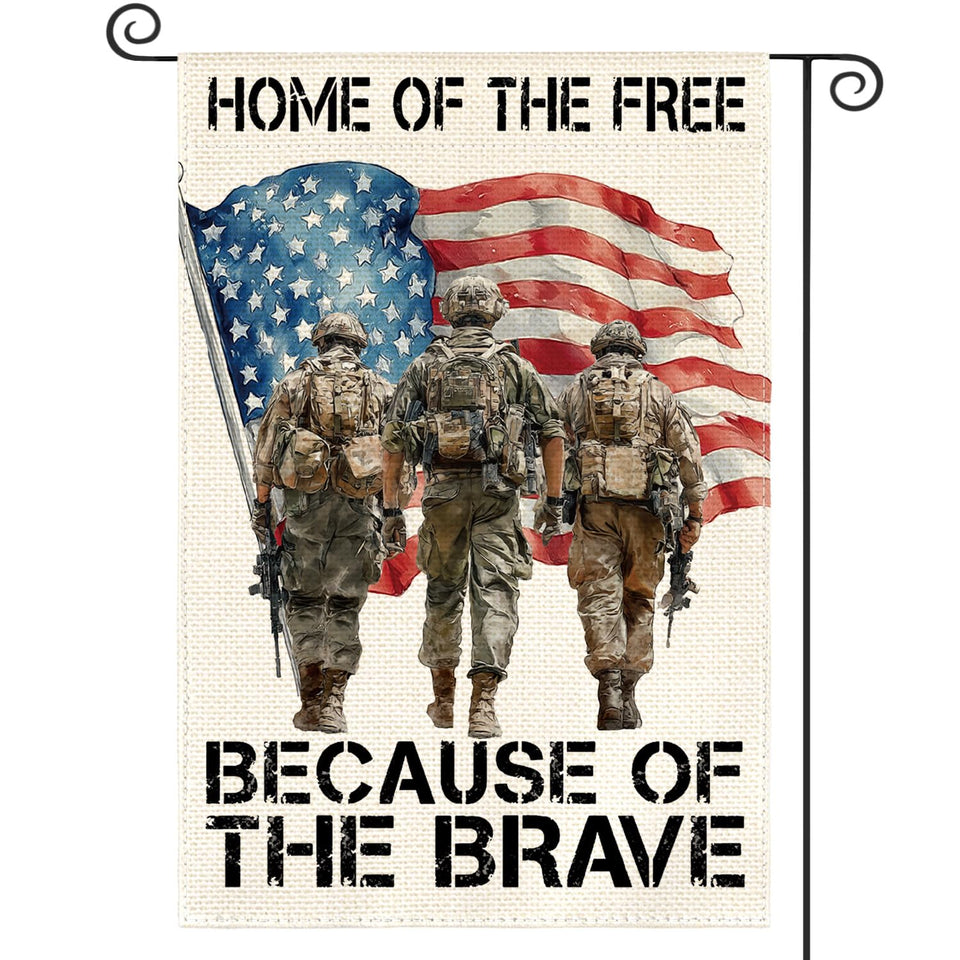 AVOIN colorlife Memorial Day flag, double-sided visibility for porch display.