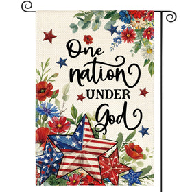 AVOIN colorlife Memorial Day flag 12x18 on outdoor display boosts curb appeal.