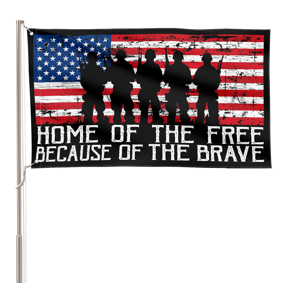 AVOIN colorlife Memorial Day flag, front view, ideal for porch display.