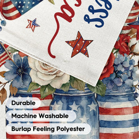 AVOIN colorlife memorial day flag with stars and stripes motif