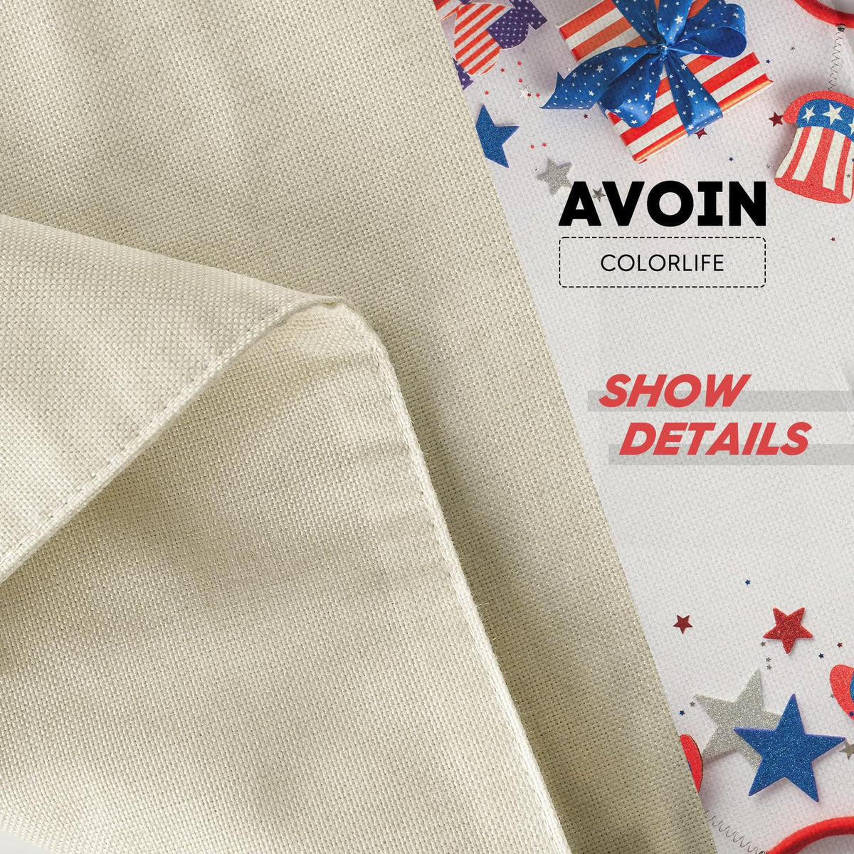 AVOIN colorlife memorial-day-welcome-flag adds festive flair for backyard gatherings.