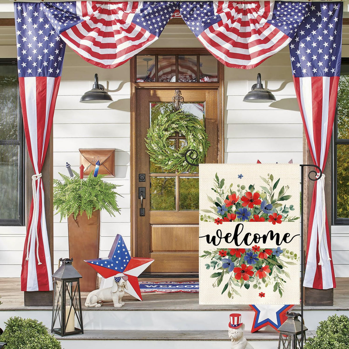 AVOIN colorlife outdoor flag with sleeve for standard poles, easy to install.