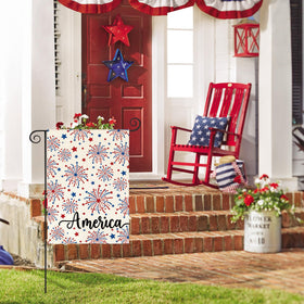 AVOIN colorlife patriotic flag back view shows double-sided printing