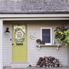 AVOIN colorlife Seasonal welcome flag ideal for porch, deck, or garden.