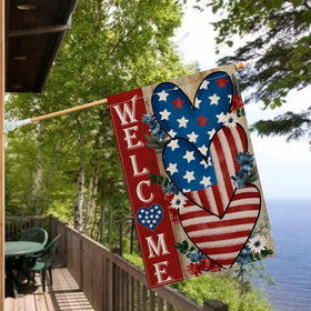 AVOIN colorlife sleeve and tab ensure secure hanging on standard flagpoles