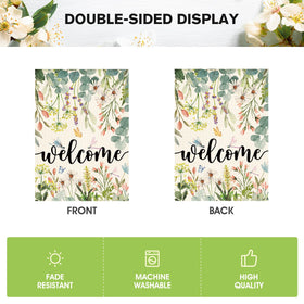 AVOIN colorlife Spring Daisy flag yard-ready decor withstands sun and breeze