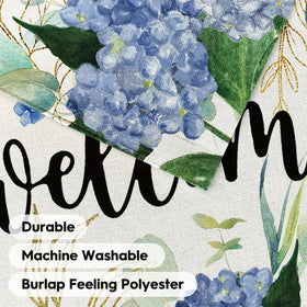 AVOIN colorlife Hydrangea flag durable sleeve and standard flagpole compatibility